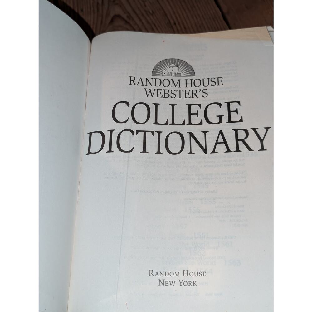 Random House College Dictionary - Picture 3 of 7